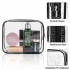 Clear Makeup Bags, APREUTY TSA Approved 2Pcs Cosmetic Makeup Bags Set Clear PVC with Zipper Handle Portable Travel Luggage Pouch Airport Airline Vacation Organization